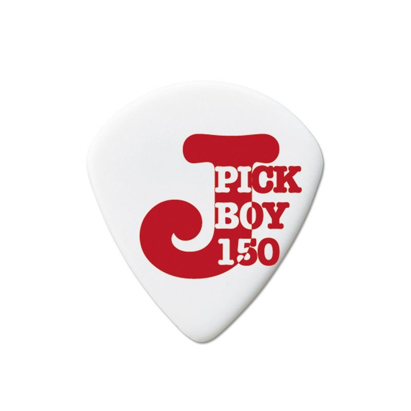 Pickboy J-Pick, White, Cellulose, 1.50mm, 10 picks